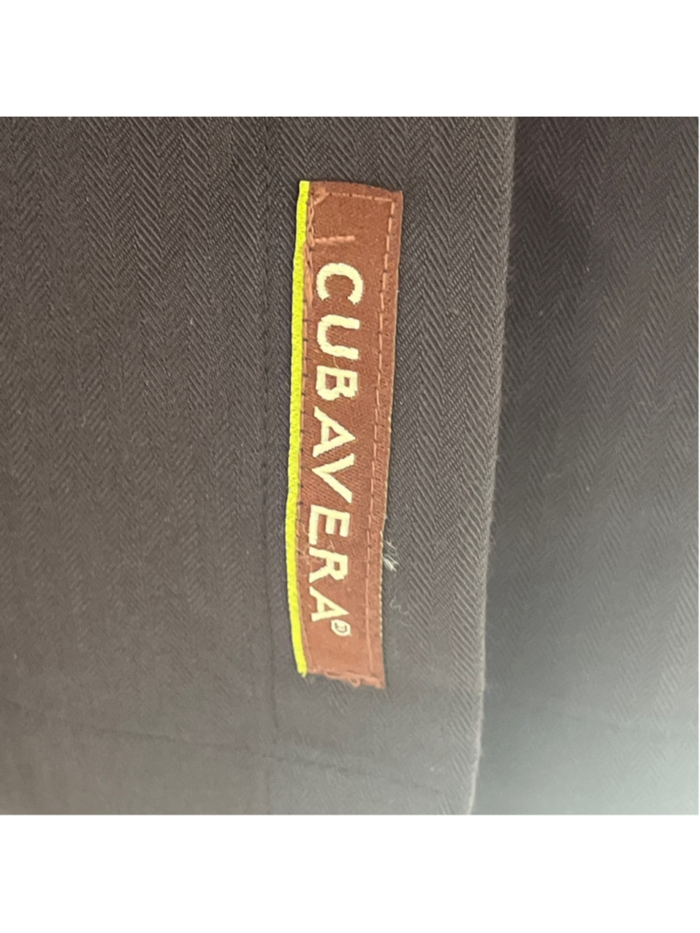 Men's CUBAVERA Casual Button Down Shirt XXL Black Brown Great used condition - Picture 5 of 10